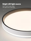 DecorBites™ LED Ceiling Lamp: Simple Modern Round Study Bedroom Balcony Light