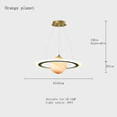 DecorBites™ Children'S Space Star Astronaut LED Pendant Lamp for Boys Room, Acrylic Indoor Decor
