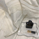 DecorBites™ Lace Ruffle Bedding Set, 1000TC Egyptian Cotton, Luxury Princess Style