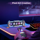 DecorBites™ Cyberpunk Pixel Art Clock with Smart WiFi Control and RGB LED Display