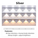 DecorBites™ LED Cabinet Lights Motion Sensor USB Rechargeable Wireless Kitchen Lamp