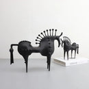 DecorBites™ Abstract Horse Metal Sculpture Decorative Figurine - Home Decoration Accessory