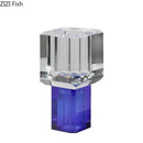 DecorBites™ Crystal Clear Glass Vase for Potted Plants and Floral Arrangements