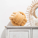 DecorBites™ Knot Ball Short Plush Throw Pillow for Home Décor and Comfort