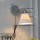 DecorBites™ Iron Ceramic LED Wall Light Modern Living Room Sconce Wandlamp