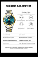2025 New Modern Simple Creative Sport and Leisure Watch Creative Design Waterproof Quartz Movement Energy Watches Gift for Men