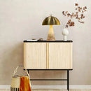 DecorBites™ Elegant Natural Marble Table Lamps with Copper Stone Base