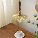 DecorBites™ Copper Walnut LED Pendant Lights, Modern Hanging Lamp for Hallway, Bedroom, Dining Room