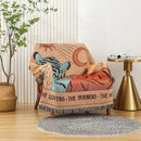 DecorBites™ Knitted Nordic Outdoor Sofa Blanket - Home Decor Aesthetics & Camping Picnic Mat