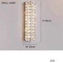 DecorBites™ Crystal LED Fan Light: 50W Remote Reversible Blade, Quiet, Timed, Invisible Design