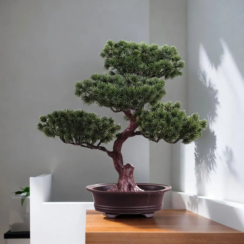 bonsai tree living room Artificial Bonsai Tree Potted Plant Decoration for Living Room