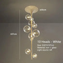 DecorBites™ LED Bubble Chandelier Clear Glass Ball Pendant Lamp for Dining Room & Bar
