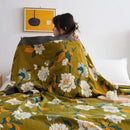 DecorBites™ Cotton Summer Throw Blanket – Breathable & Soft Nordic Quilt