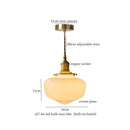 DecorBites™ Glass LED Pendant Lamp: Nordic Minimalism for Bedroom, Living Room, Kitchen & More