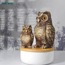 Decorative Owl Realistic Animal Scarecrow Decor Lawn Garden Miniatures Figurine Home and Garden Statue Decoration Accessories