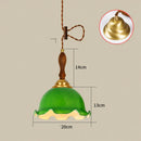 DecorBites™ Glass LED Pendant Lamp: Modern Copper Nordic Indoor Lighting for Home, Coffee, Bedroom & Living Room