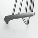 DecorBites™ Grey Bathroom Accessories Set: Paper Holder, Corner Shelf, Towel Rack, Toilet Brush Holder, Towel Holder