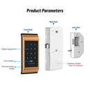 Intelligent Keypad RFID Electronic Cabinet Locker Sauna Lock for Home Gym School Spa Cabinet Door