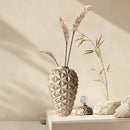 DecorBites™ Geometric Diamond Ceramic Vase: Stylish Flower Arrangement Décor Jar