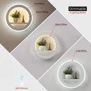 DecorBites™ Dimmable LED Wall Lamp with Remote Control for Bedroom and Living Room