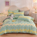 DecorBites™ Cotton Thickened Bedding Set - Single/Double Size, High Quality, Warm & Soft.