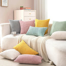 DecorBites™ Corduroy Striped Body Pillow: Soft Lumbar Support & Cozy Home Decor
