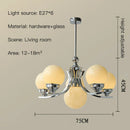 DecorBites™ Glass Ball Chandelier for Modern Room Decor