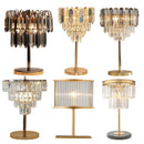 DecorBites™ Crystal Table Decor Lamp 3000K E14 Bulb Desk Light for Bedside Office