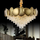 DecorBites™ Crystal Tassles Pendant Light: Modern Luxury Chandelier for Living Room