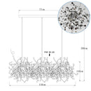 DecorBites™ LED Chandelier: Modern Simplicity for Living, Dining Room, Kitchen, Bedroom - Home Decor Light Fixture