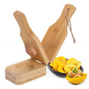 DecorBites™ 2-In-1 Wooden Banana Smasher & Meatball Maker for Tostones