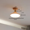 DecorBites™ Glass Wood LED Ceiling Light Modern Ceiling Lamp