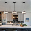 DecorBites™ Glass LED Chandelier Ceiling Light Modern Living Dining Room Fixture