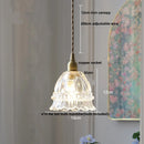 DecorBites™ Copper Glass LED Pendant Lamp: Modern Nordic Kitchen Dining Room Lighting