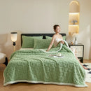 DecorBites™ Cozy Lamb Wool Blanket: Double-Sided, Thick Coral Fleece, Skin-Friendly & Warm