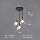 DecorBites™ Clear Glass Pendant Lamp with LED Lights for Home Decor