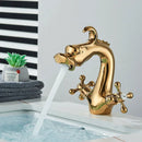 DecorBites™ Dragon Style Bathroom Basin Faucet with Hot Cold Water Mixer Tap