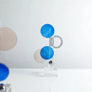 DecorBites™ Geometric Crystal Circle Sculpture Ornaments Home Decor Figurines