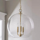 DecorBites™ Glass Ball LED Chandelier for Modern Restaurant & Bar Decor