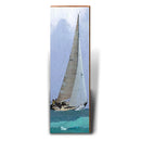 Rough Seas Sailing | Wall Art Print on Real Wood