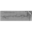 Chesapeake & Delaware Canal Grayscale NOAA Chart | Wall Art Print on Real Wood