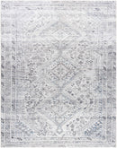 Barny Gray Denim Washable Rug - Clearance