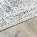Barny Gray Blue Washable Rug - Clearance