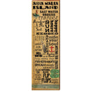 SAN1-BEA25M-1 | Wall Art Print on Real Wood