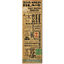 SAN1-BEA25M-3 | Wall Art Print on Real Wood