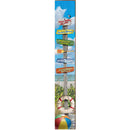 Anna Maria Island Beach Directional Wooden Sign | Wall Art Print on Real Wood