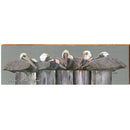 Anna Maria Island Artist Jon Van Zyle's Resting Pelicans | Wall Art Print on Real Wood