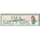 Anna Maria Island Salty Girl Mermaid | Wall Art Print on Real Wood