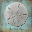 Anna Maria Island Florida Sand Dollar Wooden Sign | Wall Art Print on Real Wood | Coastal Beach House Home Decor