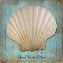 Anna Maria Island Sea Shell | Wall Art Print on Real Wood